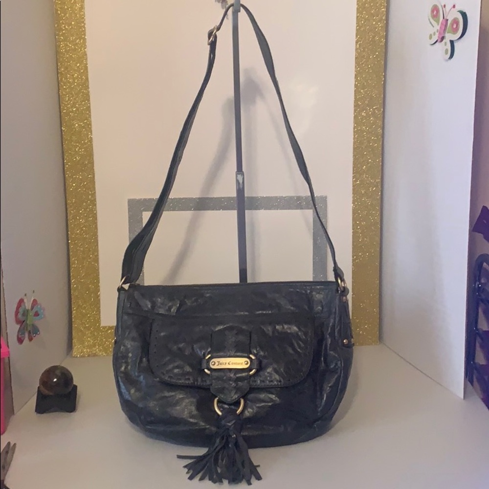 Dark blue weathered Juicy Couture purse